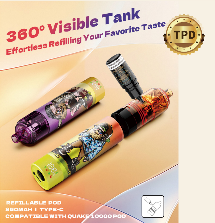 10ML REFILLABLE POD KIT 7K PUFFS
