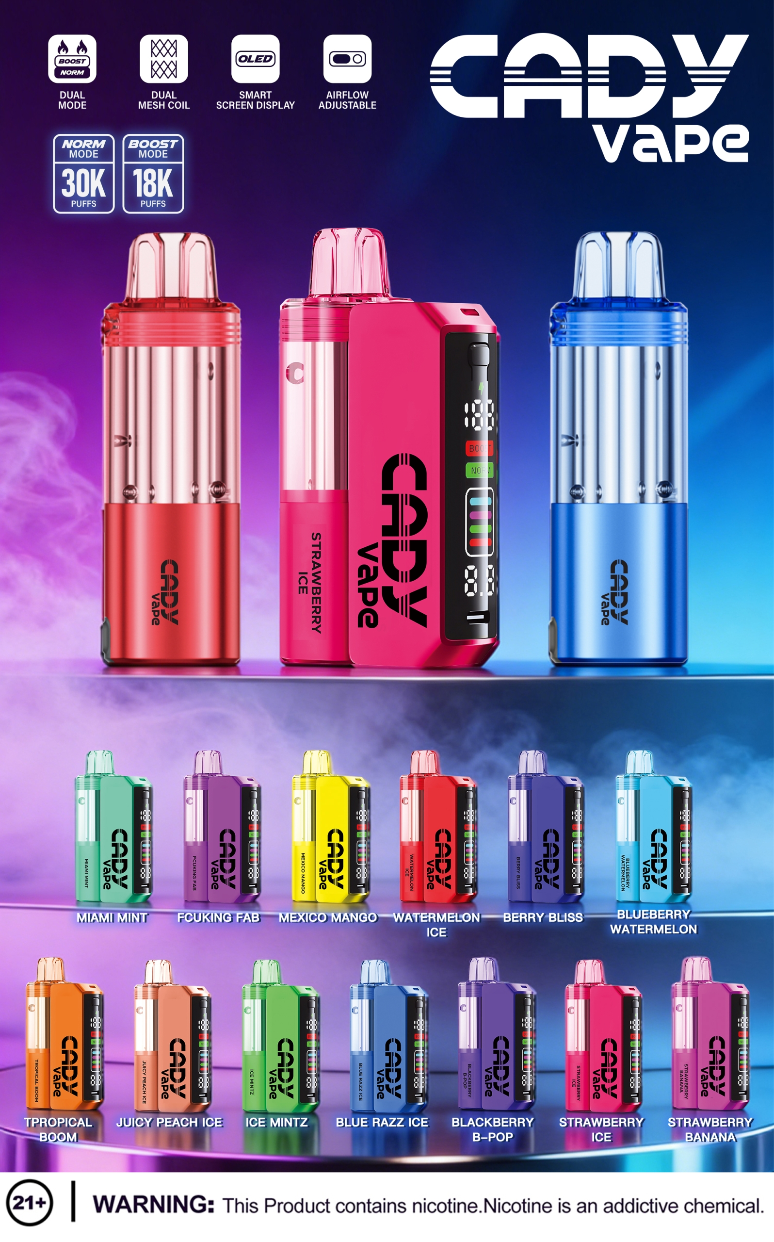 Cady Vape 30K Prefilled Pod Kit